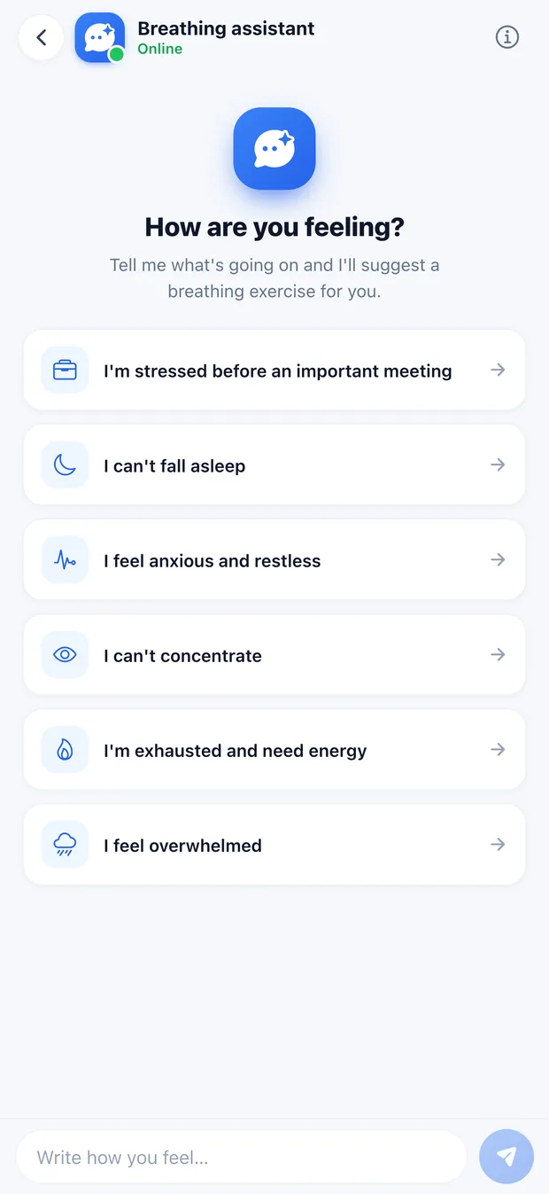 Espira AI breathing coach